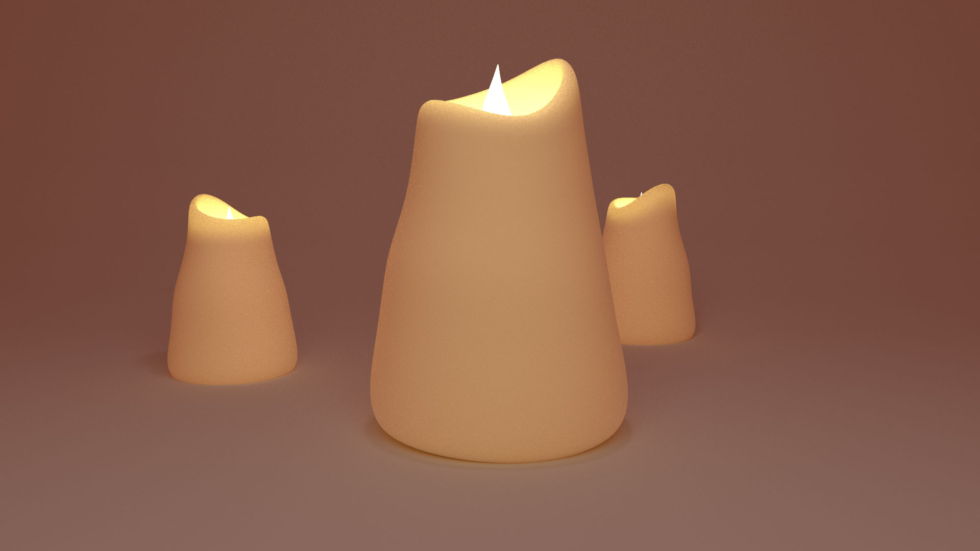 bougies 3d